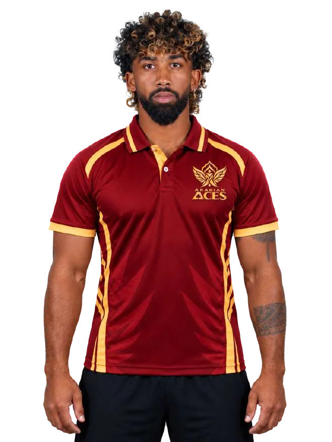 Vriitya Aravind in the Arabian Aces kit