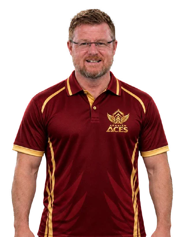 Lance Klusener in the Arabian Aces kit