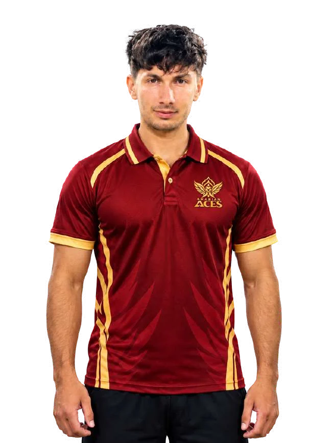 Ibrahim Masood in the Arabian Aces kit