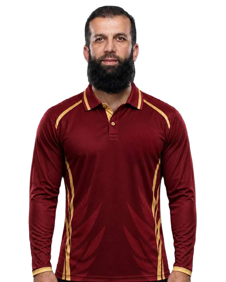 Moeen Ali in the Arabian Aces kit