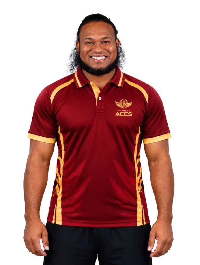 Quentin Sampson in the Arabian Aces kit